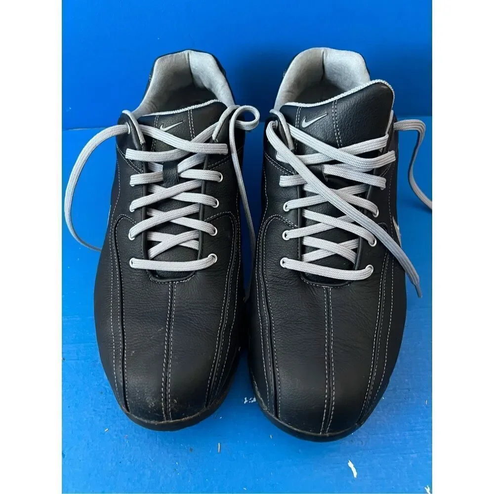 Nike Air Max Revive Golf Shoes Black Low Top Cleats Size 11 317450-001